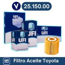 Ufi Filtros 2515000 - FILTRO ACEITE TO.AURIS.VERSO.COROLLA 14 D 13>