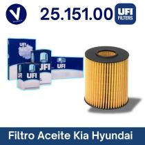 Ufi Filtros 2515100 - FILTRO ACEITE HY.I20.30.40 CRDI 14.16 -K.CARENS